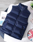 White Vest Jacket Men Slim Fit